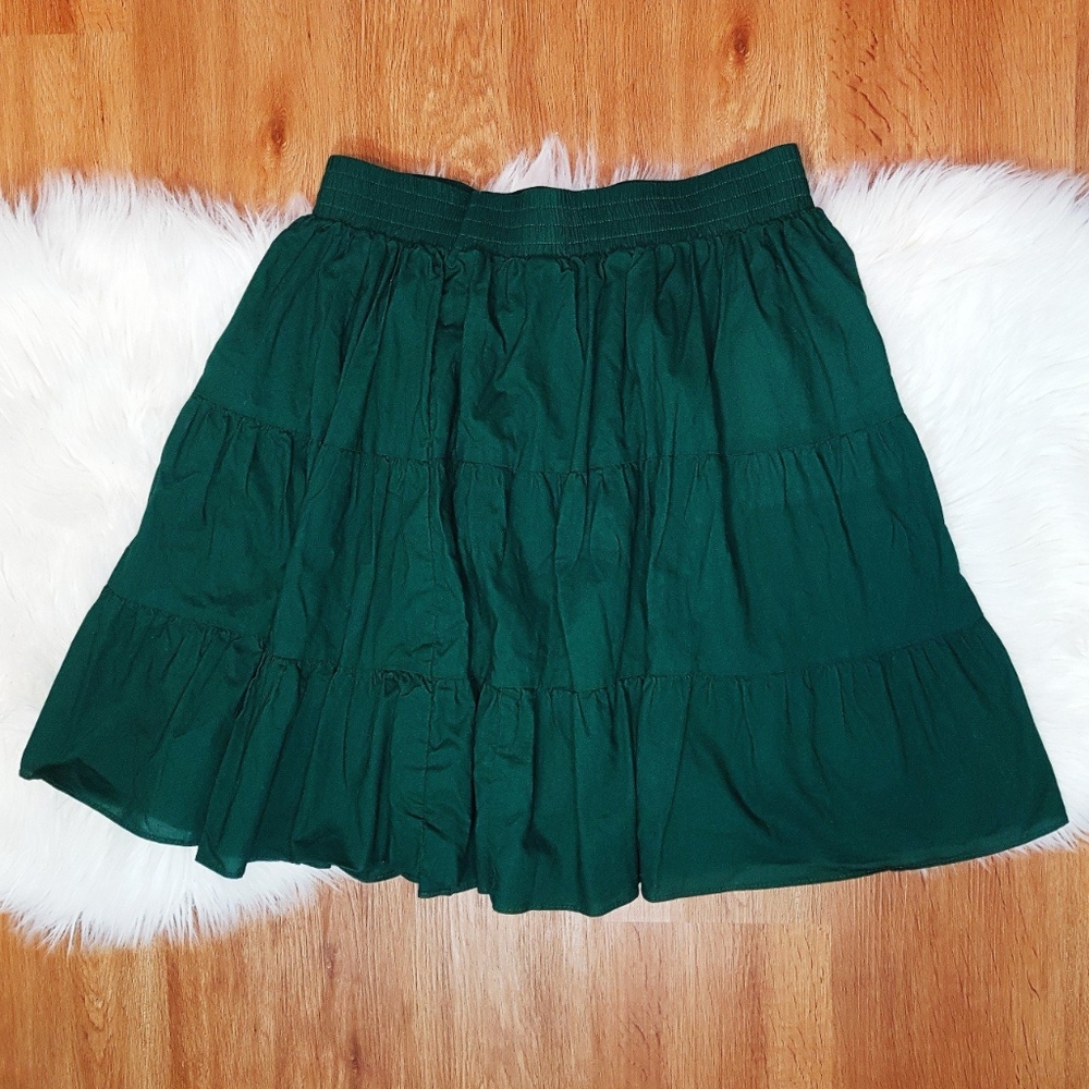 Vintage green squaredancing skirt